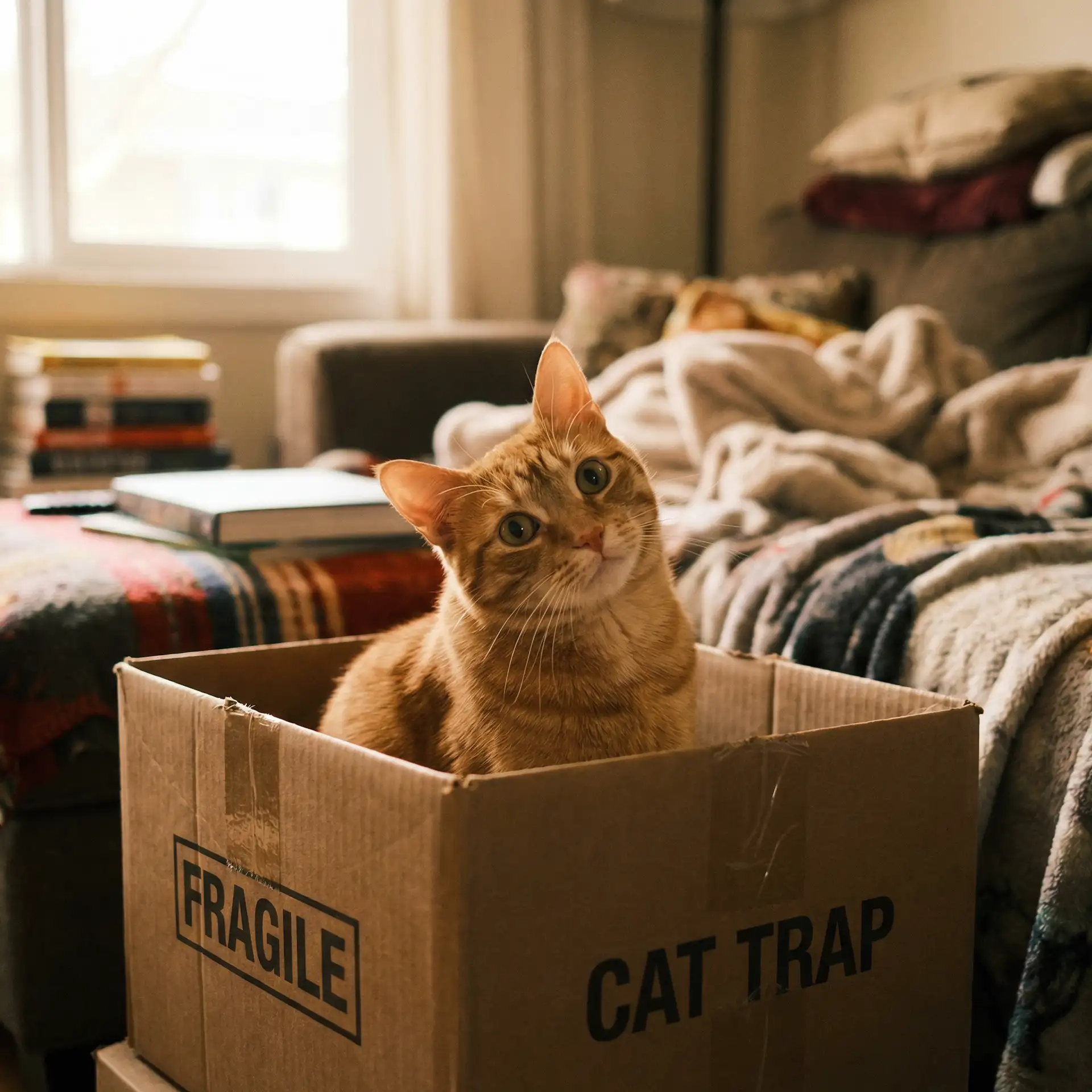 橘猫躲在纸箱里 - 一个人在线观看免费中文www